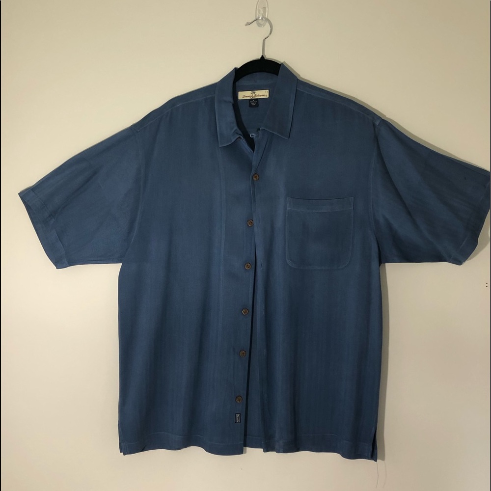Tommy Bahama Men Silk Shirt
